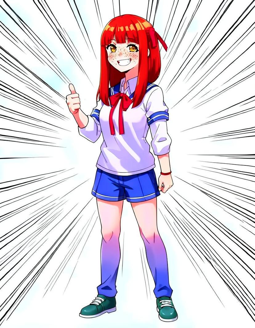 Luna Ember, a DDLC OC made on GenTube