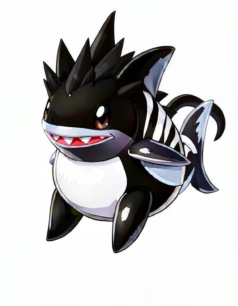 Gloomshark, a Pokemon OC made on GenTube