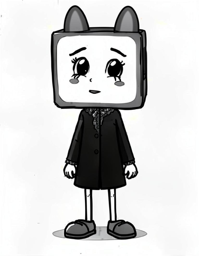 Blocky B, a Dandys World OC made on GenTube