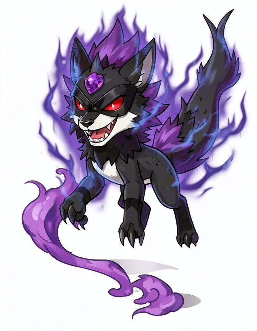 Umbraul, a Pokemon OC made on GenTube