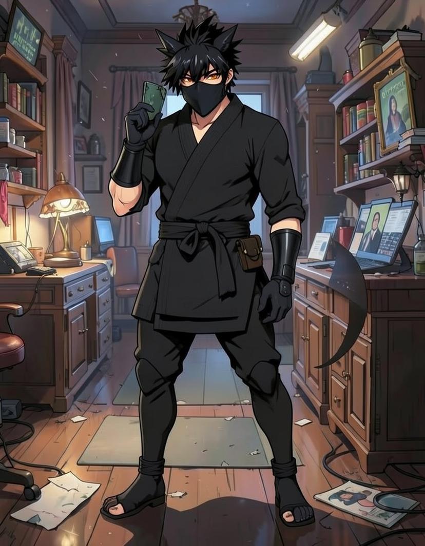 Stormfang, a Naruto OC made on GenTube