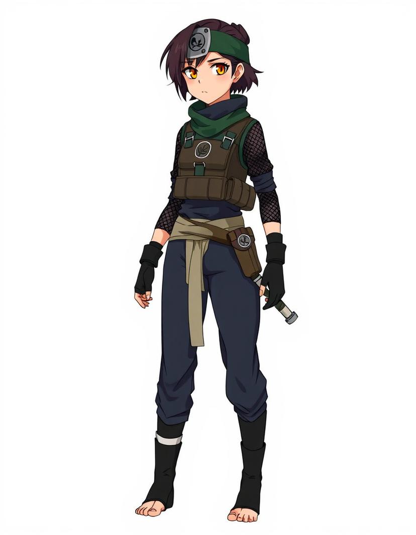 Kiri Leafblade, a Naruto OC made on GenTube