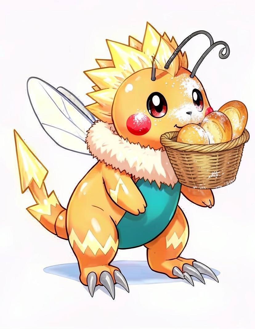Zapcub, a Pokemon OC made on GenTube