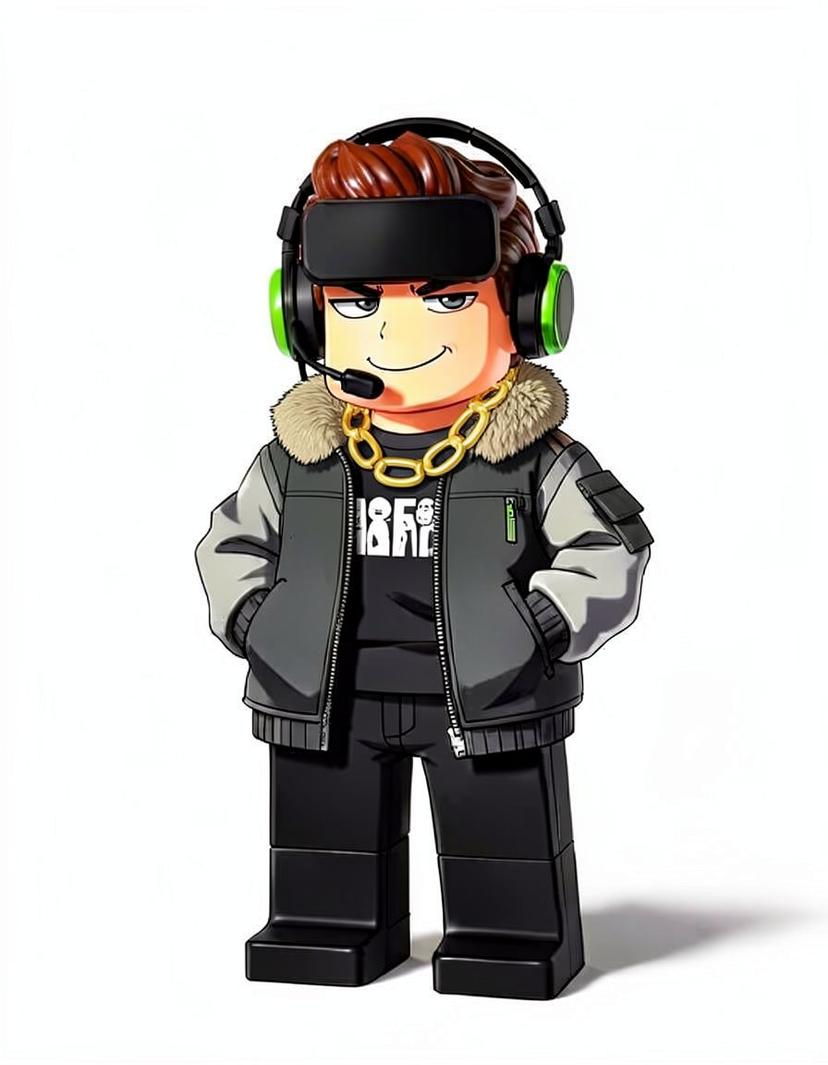 PixelShade, a Roblox OC made on GenTube