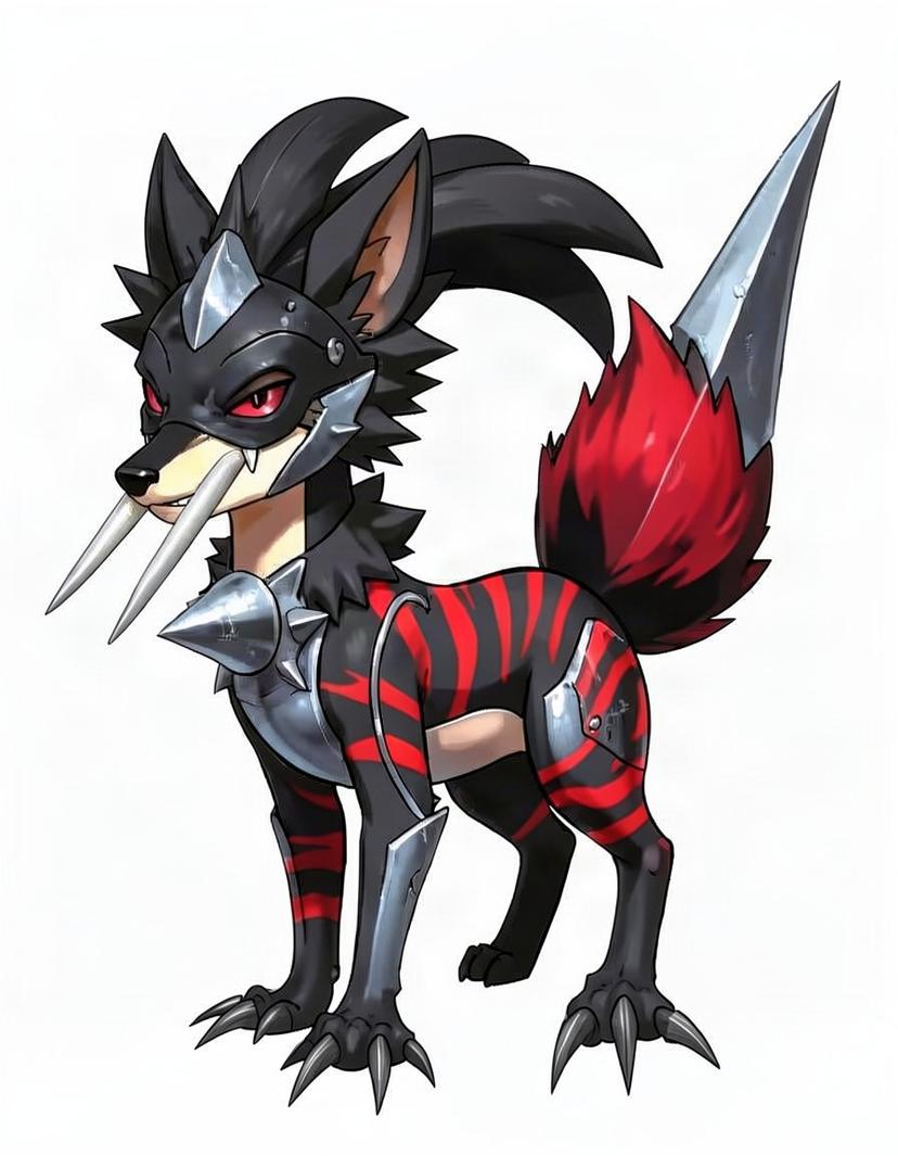 Murkvix, a Pokemon OC made on GenTube