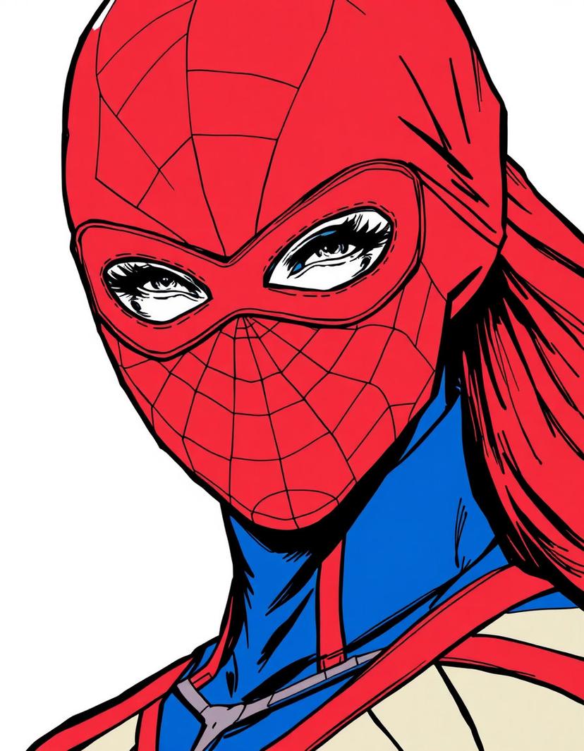 Crimson Webshade, a Spider Man OC made on GenTube