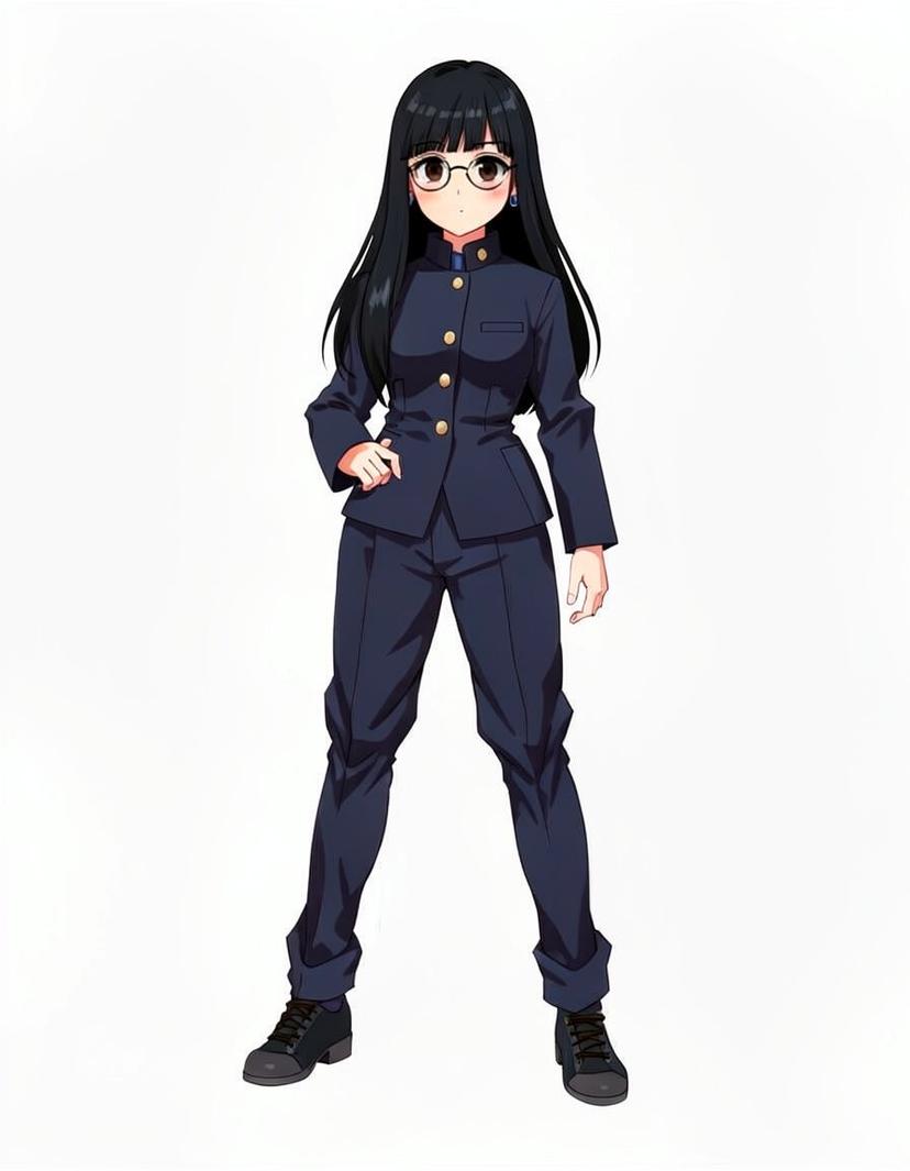 Shimizu Yuki, a Jujutsu Kaisen OC made on GenTube
