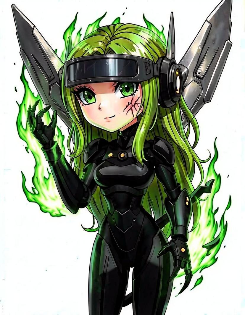 Nightclaw, a Murder Drones OC made on GenTube