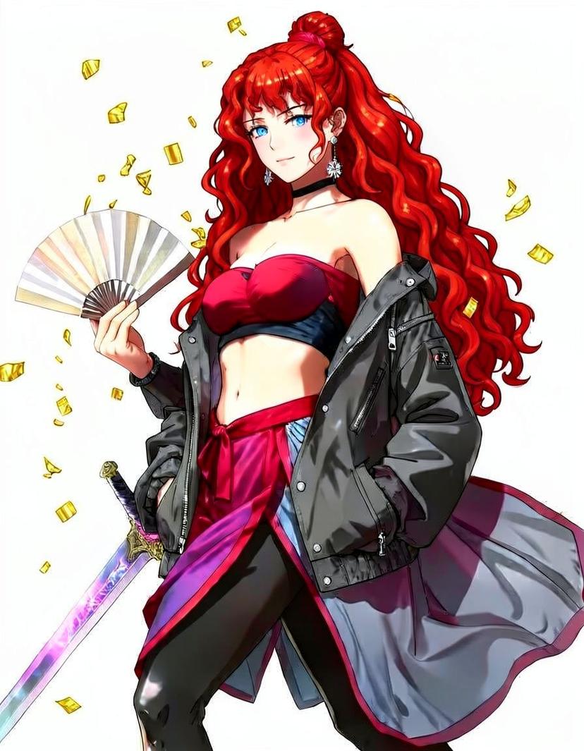 CrimsonPulse, a KPop Demon Hunters OC made on GenTube