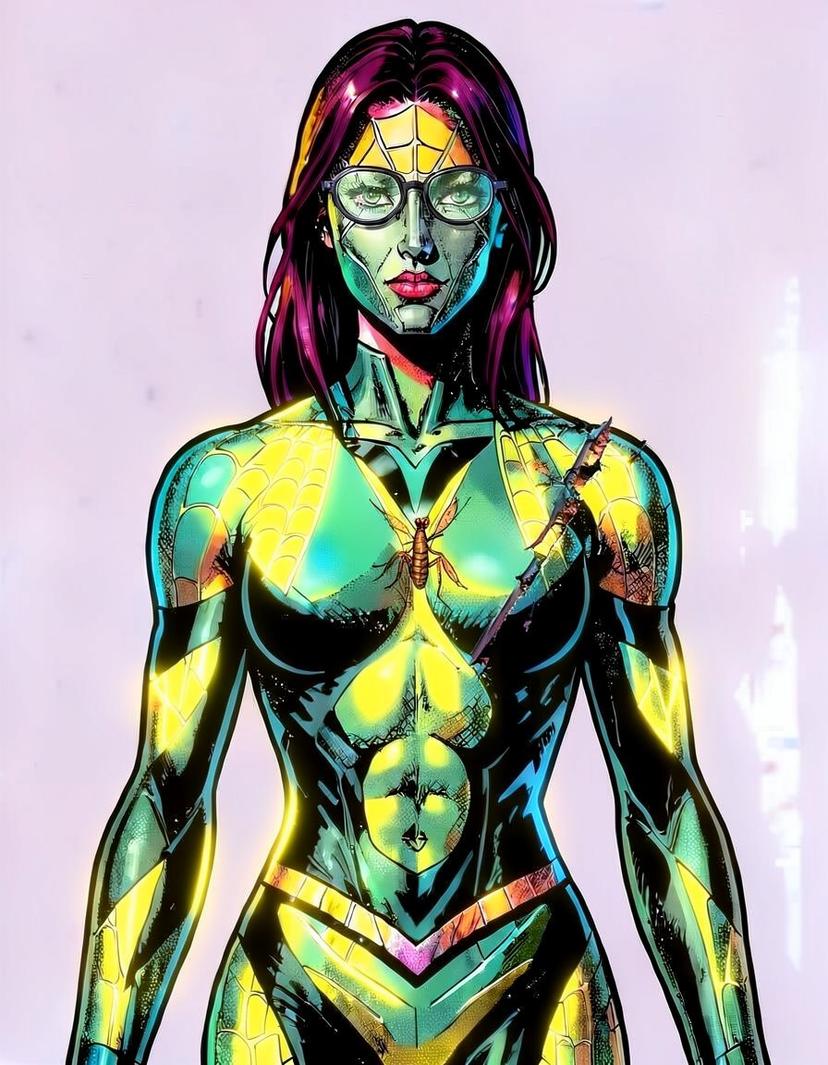 Mantis, a Spider Man OC made on GenTube