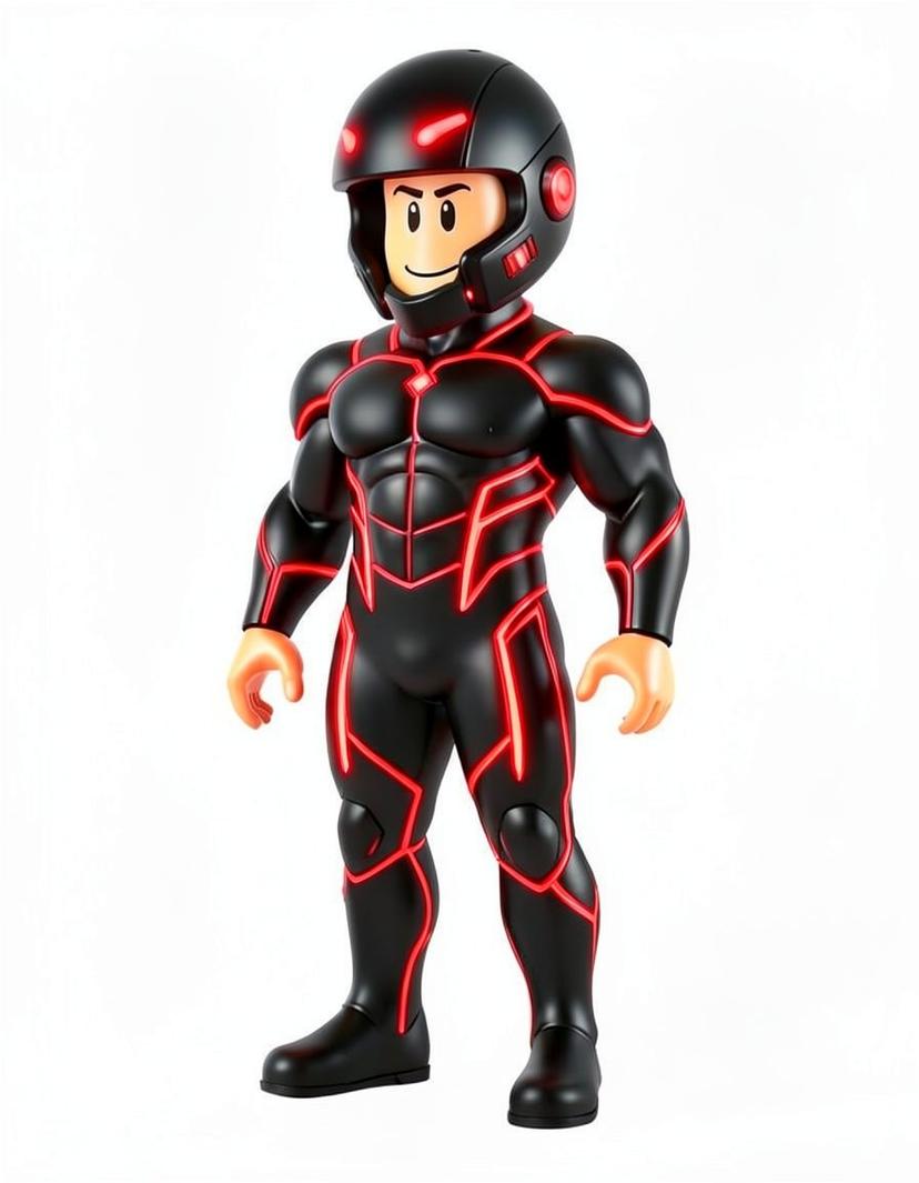 suit I, a Roblox OC made on GenTube