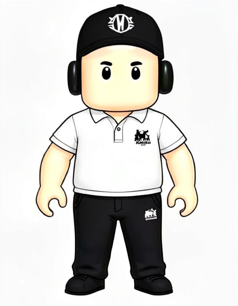 Jasper, a Roblox OC made on GenTube