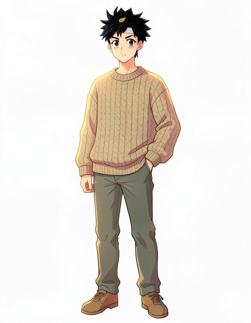Leafblade, a Naruto OC made on GenTube