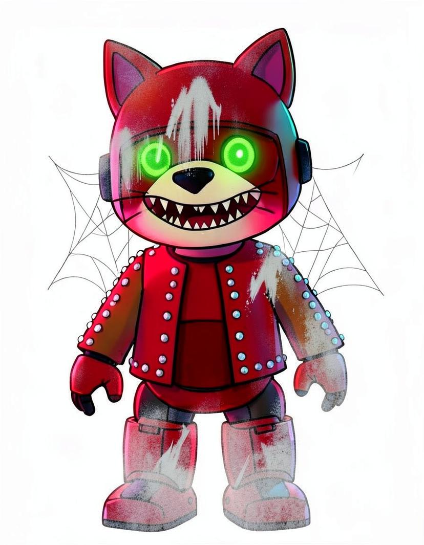 Super cat, a FNAF OC made on GenTube