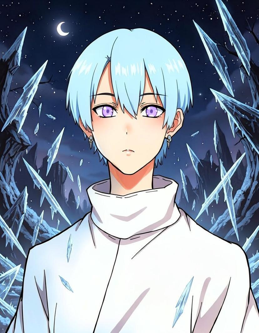 AndSay Frosthunder, a Naruto OC made on GenTube