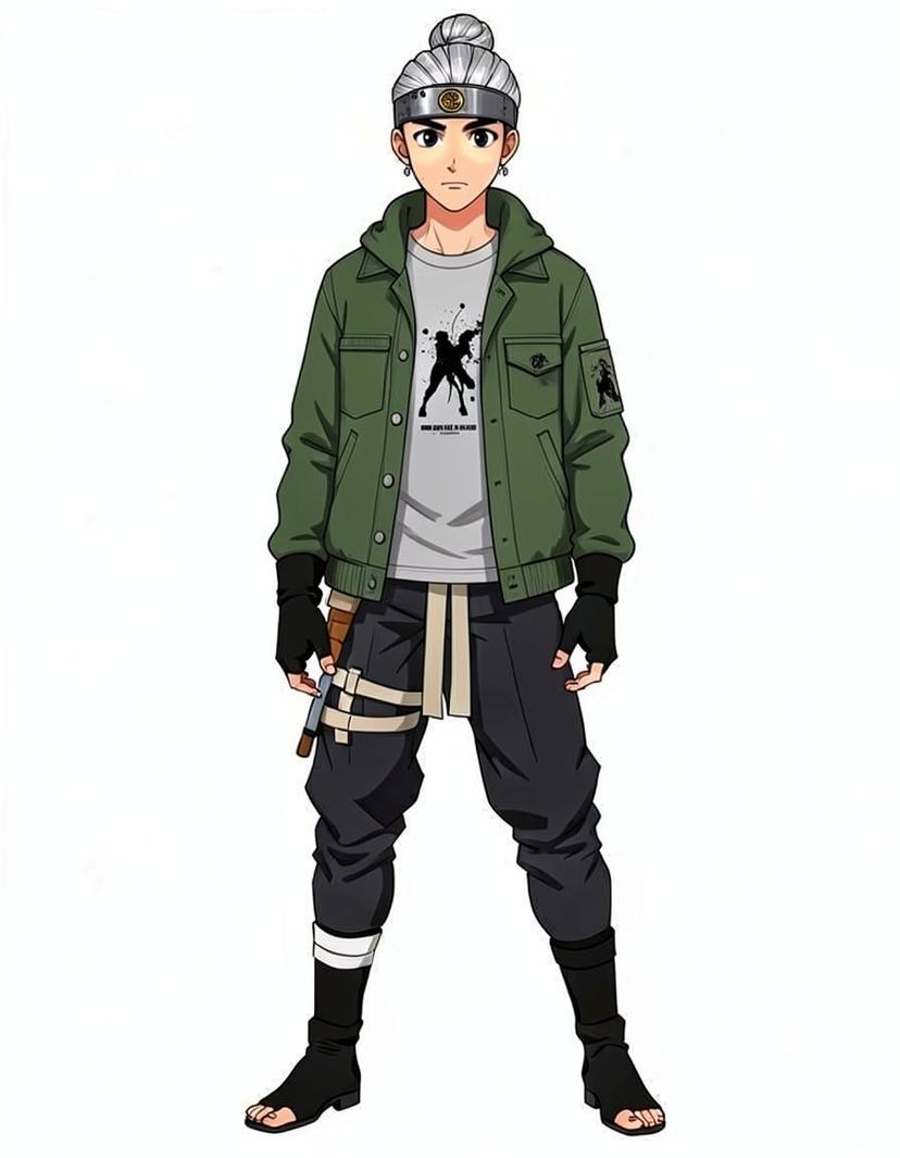 Kageleaf, a Naruto OC made on GenTube