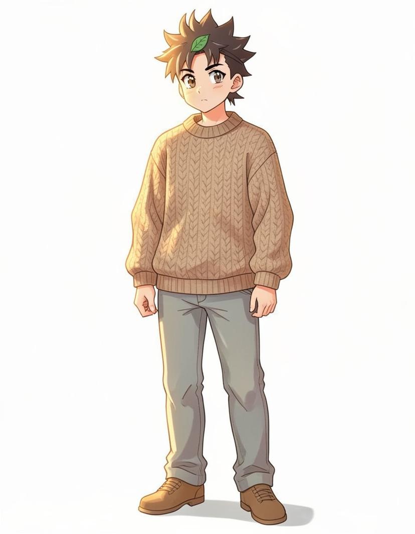 Leafblade, a Naruto OC made on GenTube