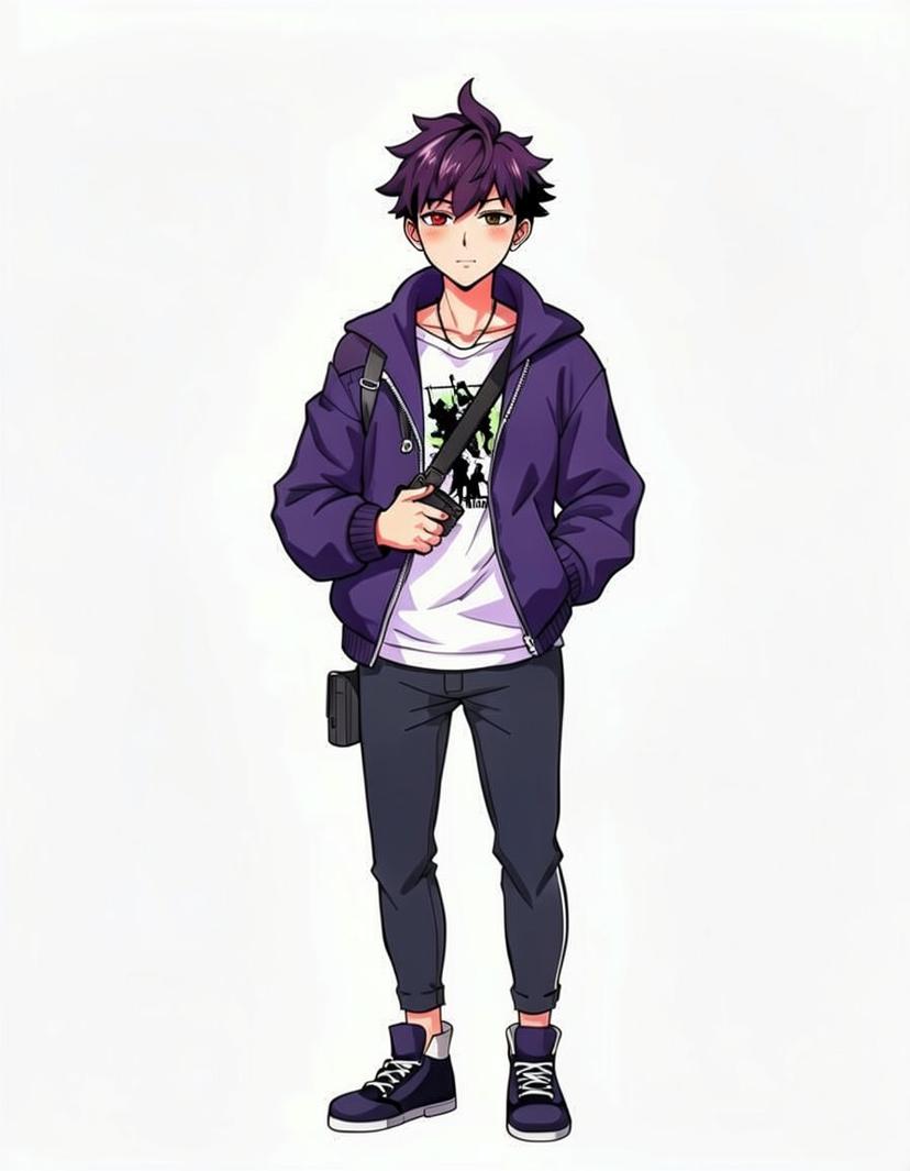 Yazid Mohamed, a Naruto OC made on GenTube