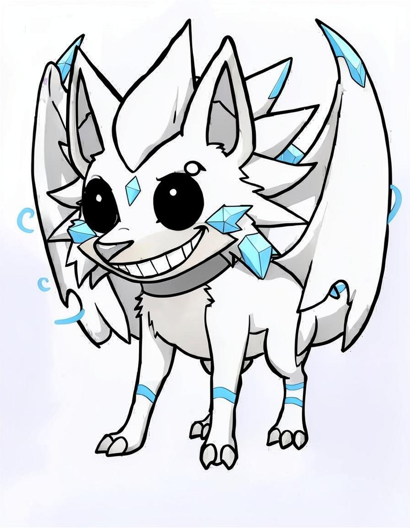 Violetfang, a Pokemon OC made on GenTube