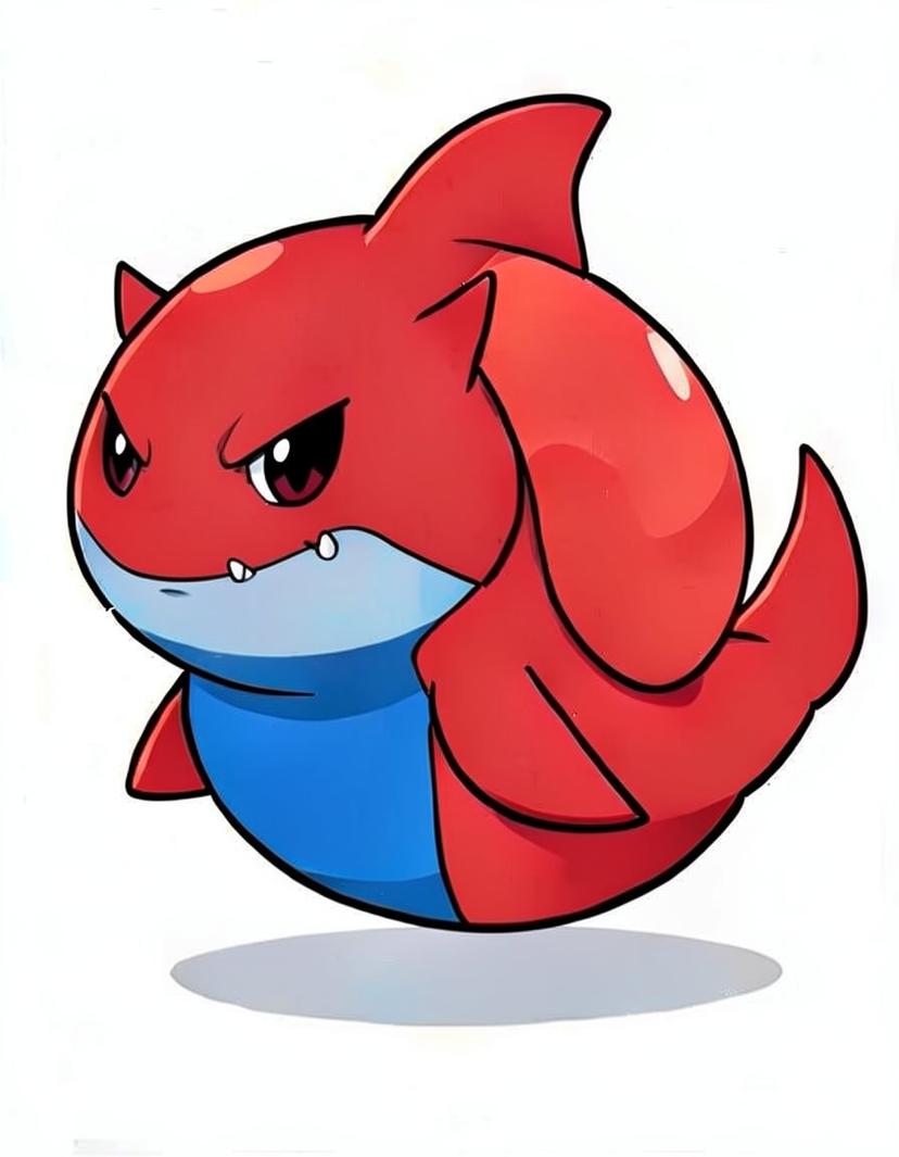 Tideshark, a Pokemon OC made on GenTube