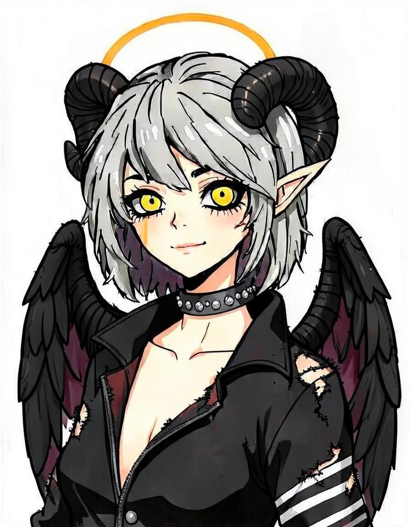 Ravenna, a Hazbin Hotel OC made on GenTube