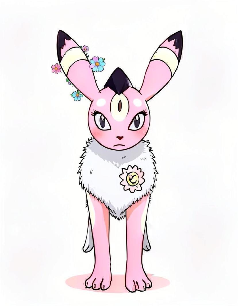 Sakura kitsune, a Pokemon OC made on GenTube