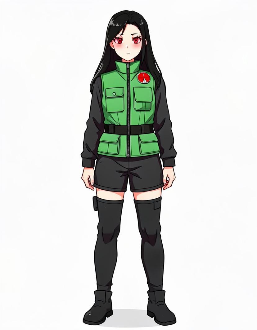 Himeko Uchiha, a Naruto OC made on GenTube