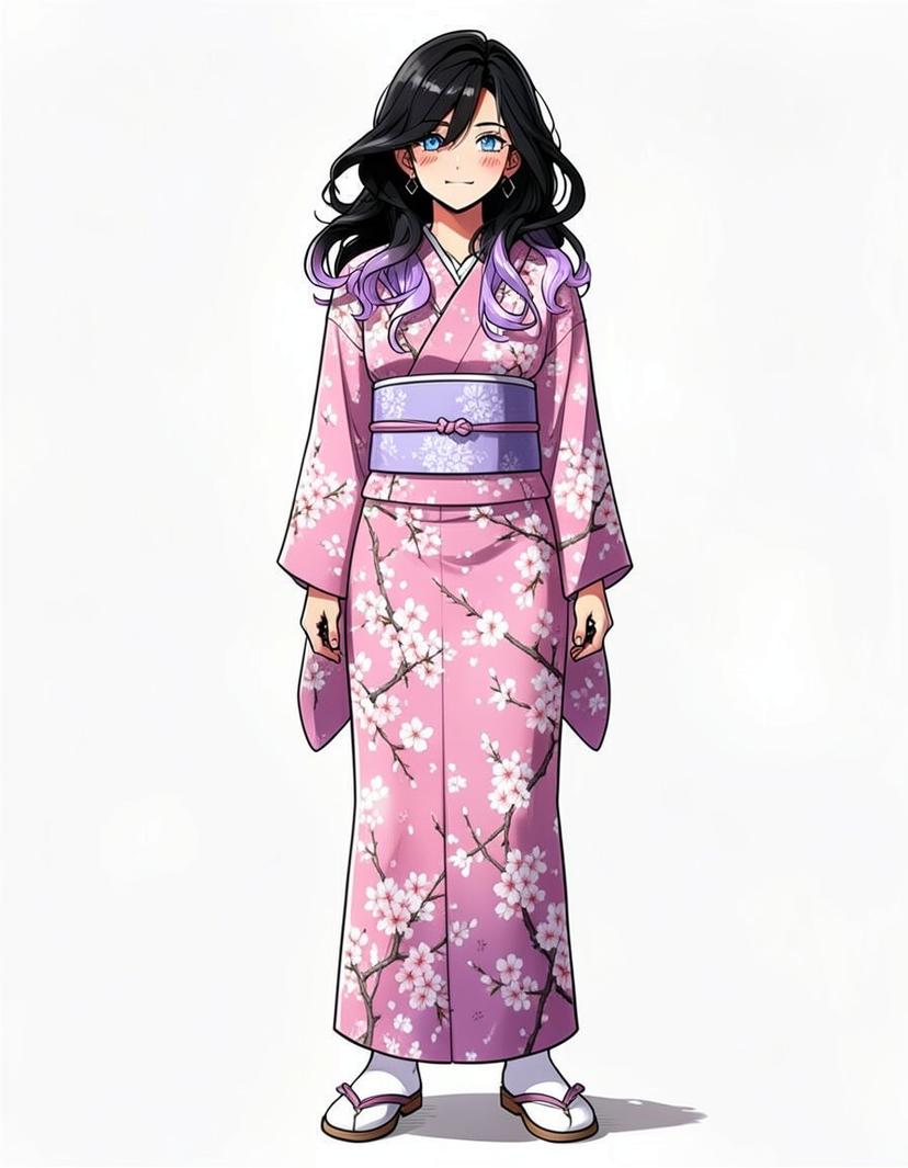 Kiyomi Hime, a Jujutsu Kaisen OC made on GenTube
