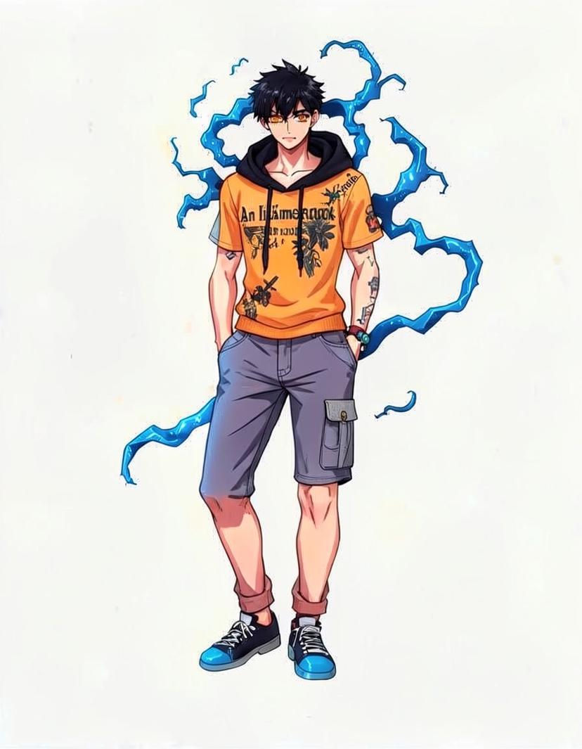 Gloomstride, a Jujutsu Kaisen OC made on GenTube