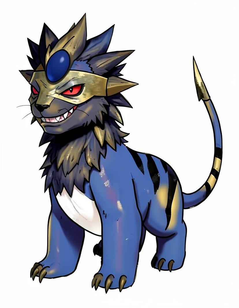 Umbraclaw, a Pokemon OC made on GenTube