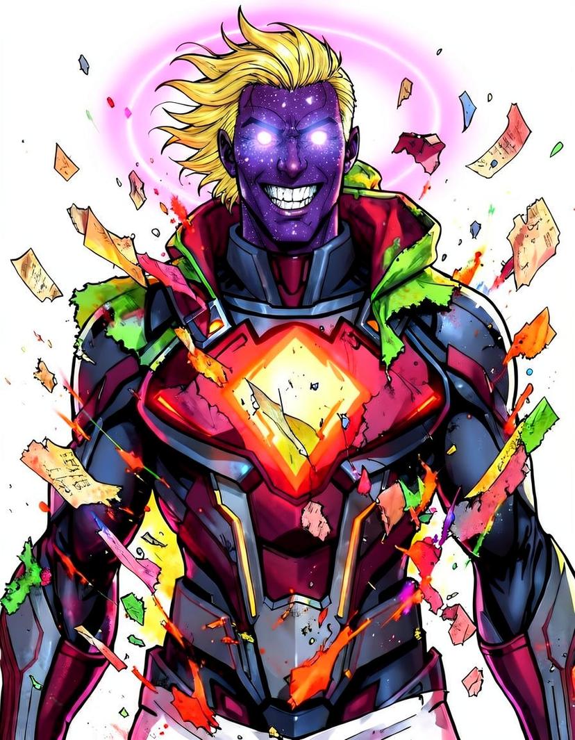 Solaris Vex, a Marvel Superhero OC made on GenTube