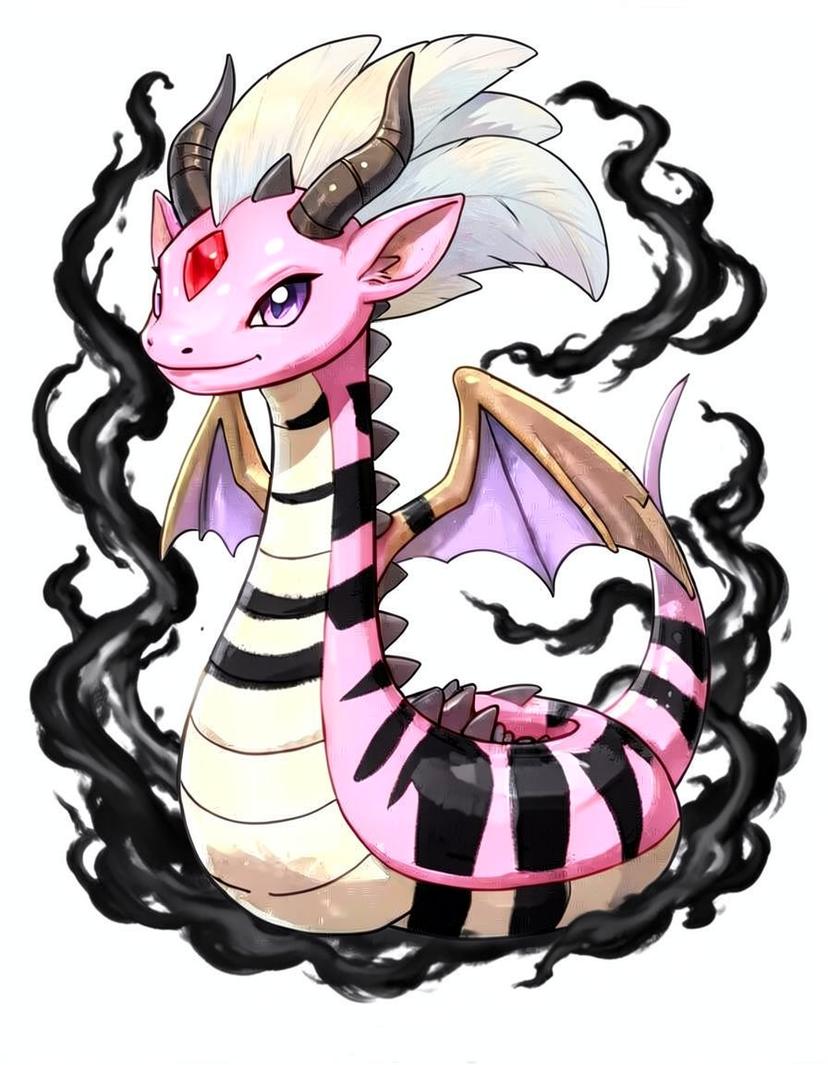 Dracocoil, a Pokemon OC made on GenTube