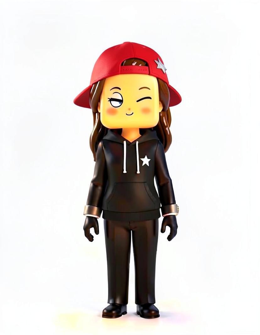 Lumi Wink, a Roblox OC made on GenTube