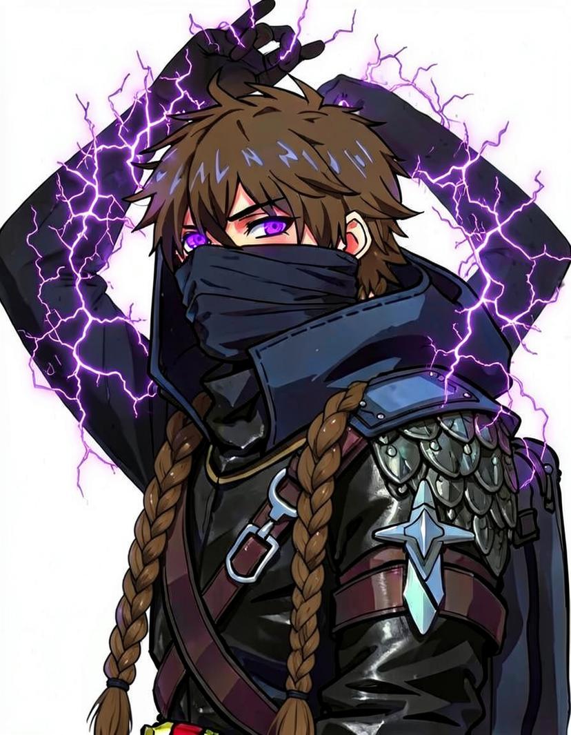 Stormbraid, a Fourth Wing OC made on GenTube