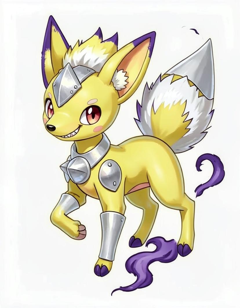 Ironfox, a Pokemon OC made on GenTube