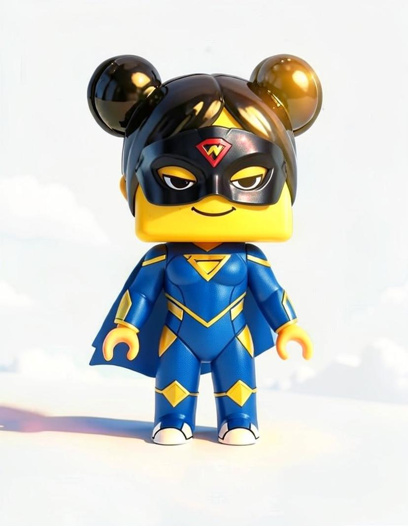 Super Chloe, a Roblox OC made on GenTube