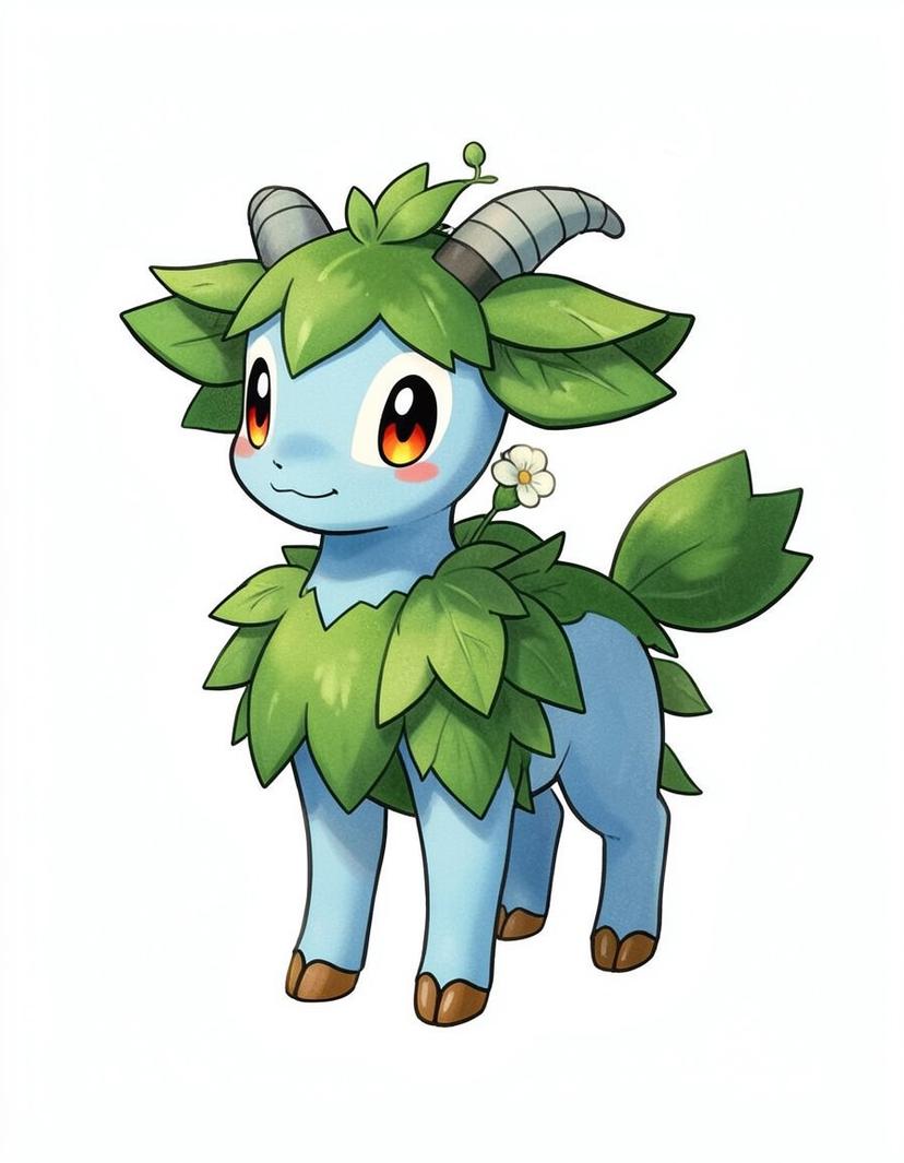 Fernbleat, a Pokemon OC made on GenTube