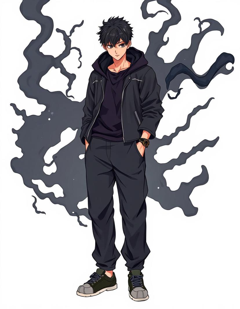 Jun Fushiguro, a Jujutsu Kaisen OC made on GenTube
