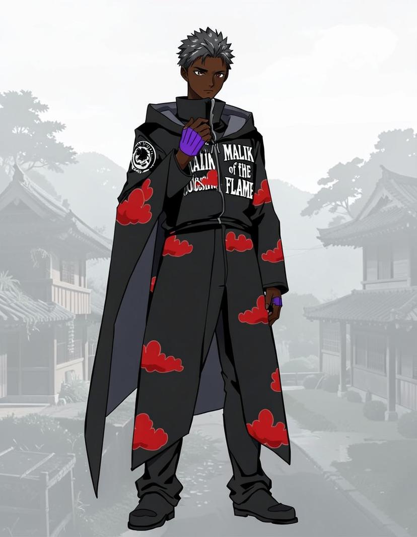 Obsidian Cloud, a Naruto OC made on GenTube