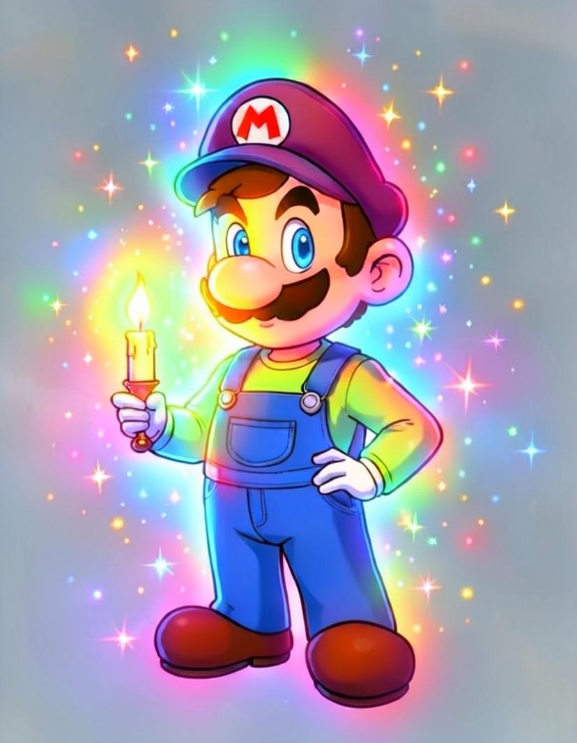 Bario, a Mario OC made on GenTube