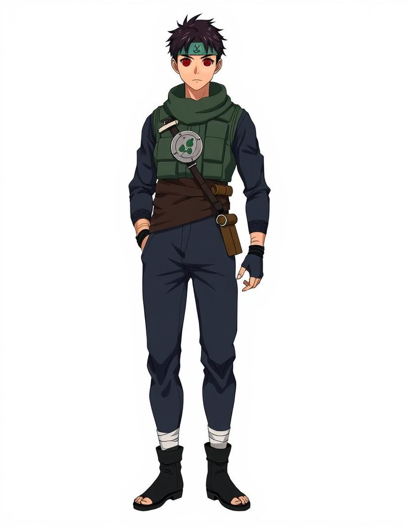 Kageleaf, a Naruto OC made on GenTube