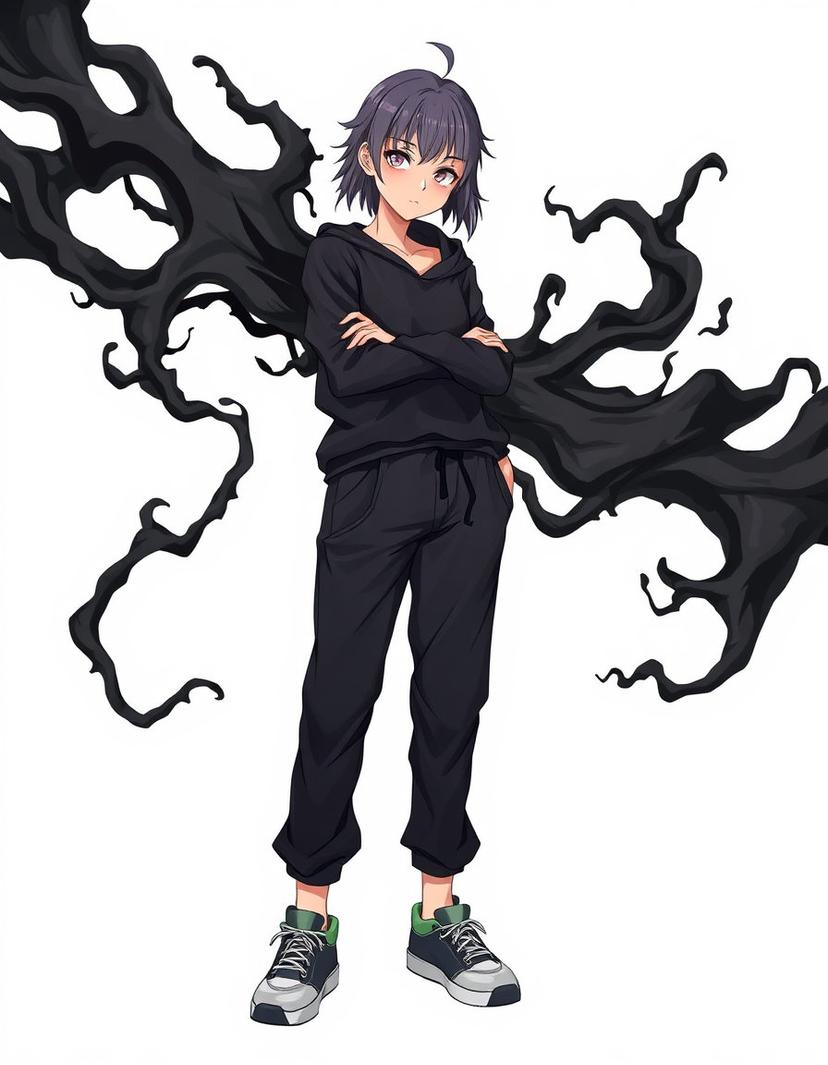 Saki Miwa, a Jujutsu Kaisen OC made on GenTube