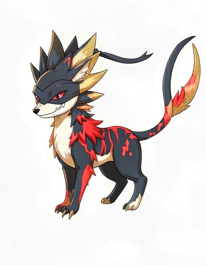 Umbrecat, a Pokemon OC made on GenTube