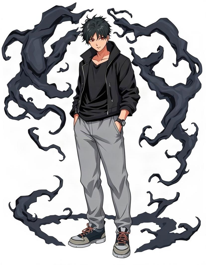 Shinji Kurosawa, a Jujutsu Kaisen OC made on GenTube