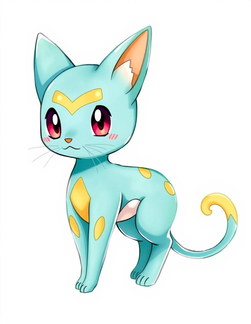 Mirapaw, a Pokemon OC made on GenTube