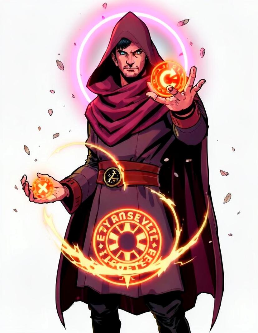 Sorcerer Prime, a Marvel Superhero OC made on GenTube
