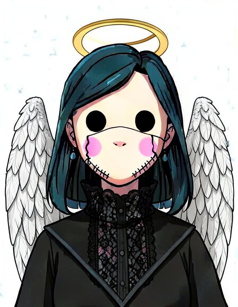 Celestine Veil, a Hazbin Hotel OC made on GenTube
