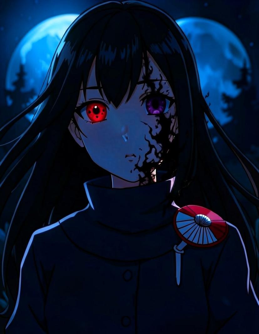 Nightfold, a Naruto OC made on GenTube