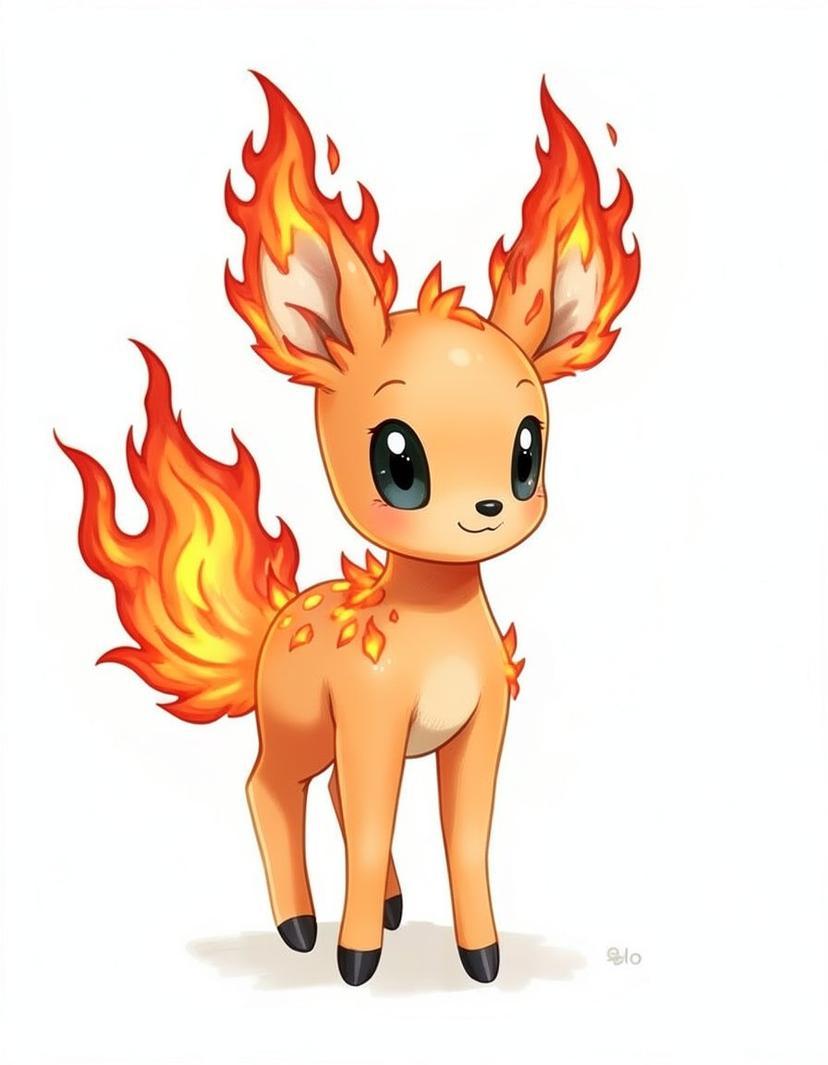 Cyndeer, a Pokemon OC made on GenTube