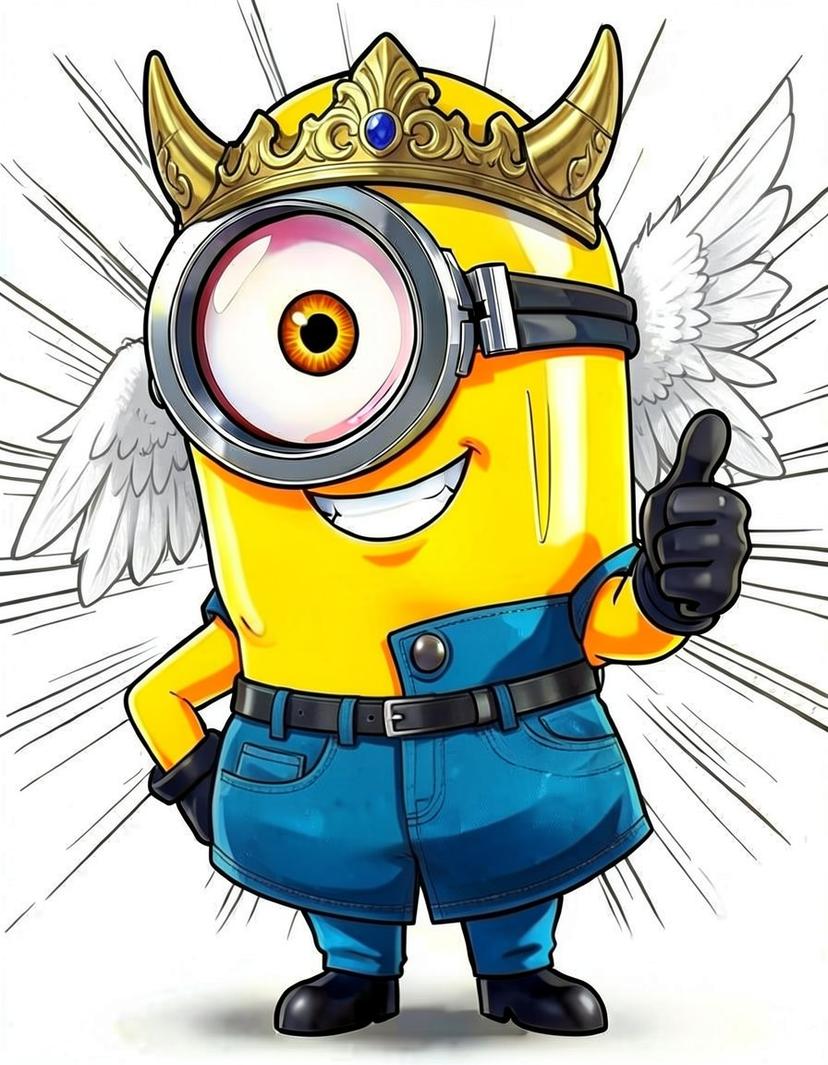 Sunny Sprout, a Minion OC made on GenTube